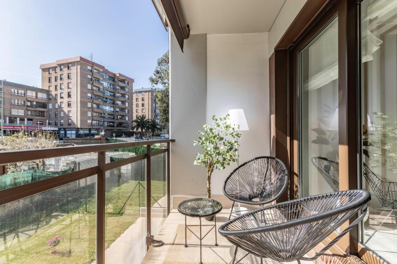 Nuevo Y Precioso En Algorta Con Parking Appartamento Getxo Esterno foto